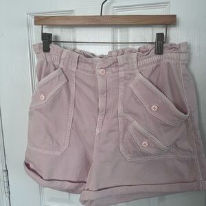 American eagle high rise baggy short women’s 12 
stretch pocket pink cargo style